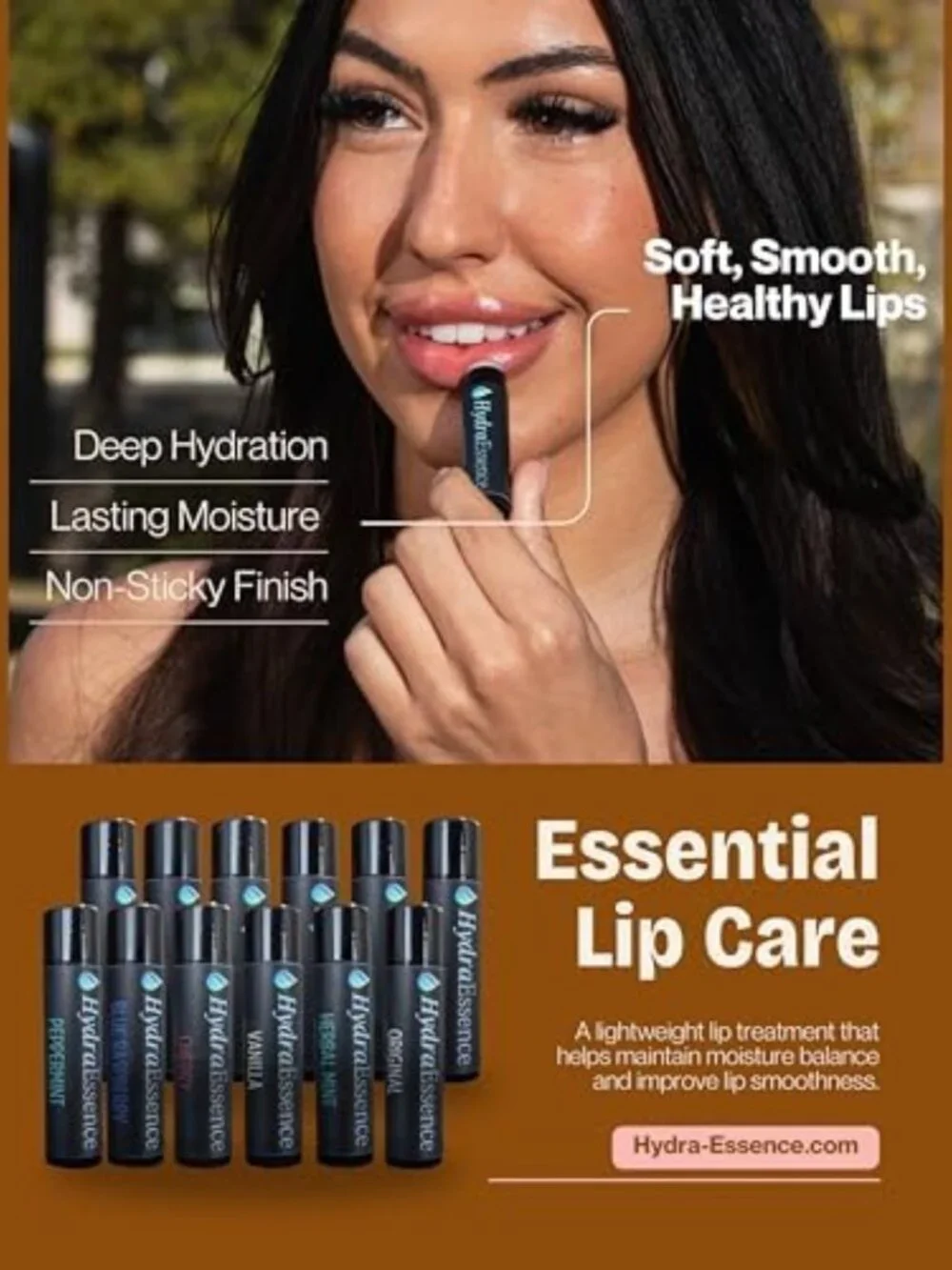 12-Pack Lip Balm Variety | 6 Flavor Set | No Menthol or Camphor | USA Made